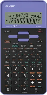 Image de Sharp EL-531TH calculatrice Poche Calculatrice scientifique Noir, Violet