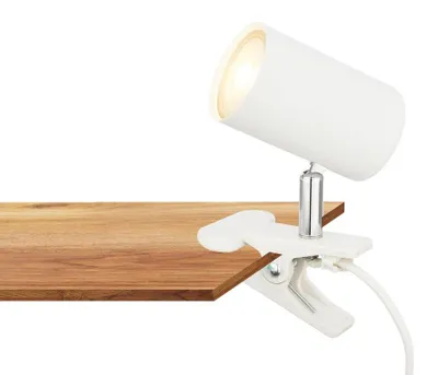 Immagine prodotto di Briloner Klem lampada da tavolo, orientabile, con morsetto, bianco