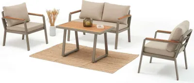 Produktbild von Skye Decor, Parma, Garten-Lounge-Set, Beige, Metall, 125 x 74 x 69 cm
