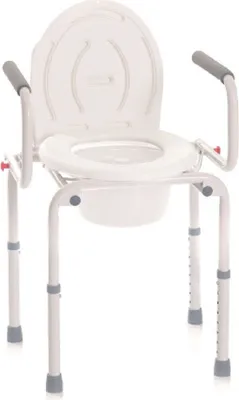Produktbild von Moretti 4-in-1 Toiletten- und Duschstuhl - mit klappbaren Armlehnen