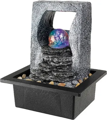 Produktbild von Gartenbrunnen Lumineo Harz Moderne