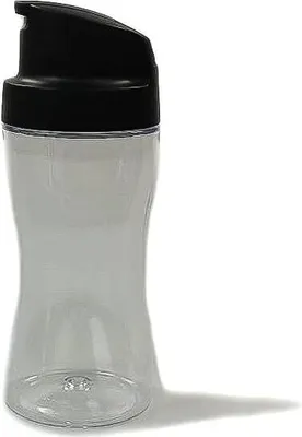 Produktbild von Tupperware Manhattan 570 ml schwarz Ausgießer Essig Öl Soja Sauce