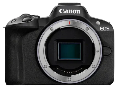 Produktbild von Canon EOS R50, Schwarz + RF-S 18-45mm F4.5-6.3 IS STM Kit, 24,2 MP, 6000 x 4000 Pixel, CMOS, 4K Ultra HD, Touchscreen, Schwarz