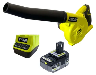 Produktbild von RYOBI R18TB Akku Gebläse 18 V 200 km/h + 1x Akku 5,0 Ah + Ladegerät