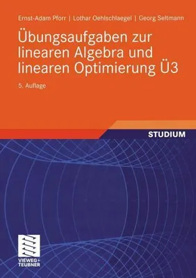 Obrázek produktu pro Übungsaufgaben zur linearen Algebra und linearen Optimierung Ü3
