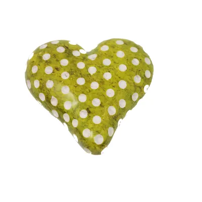 Image de Cœur en pierre Décoration de table Cadeau d'invité Cœur de décoration en vert