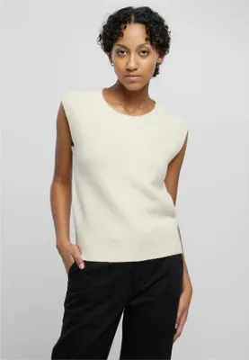 Produktbild von Urban Classics TB6078 | Ladies Knit Slipover Damen Pullunder - Farbe: Sand - Größe: XS