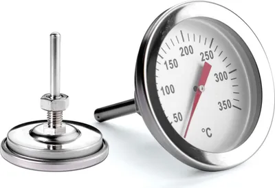 Produktbild von Karl Weis Grillthermometer bis 350 °C, mit Schraubsteg, 5,5 x 5,5 x 6 cm