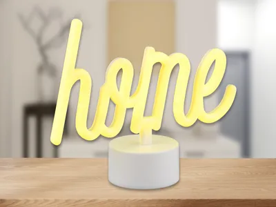 Produktbild von Reality LED Tischleuchte Home 29 x 14 cm warmweiß weiß