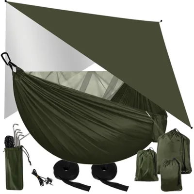 Zdjęcie produktu dla Trizand 25364 Siatka turystyczna z plandeką i moskitierą 260x140 cm