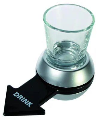 Obrázok produktu pre Hra na pitie – Strieľačka s pohárom a základňou – Šíp pre objem približne 50 ml – 10,5 cm