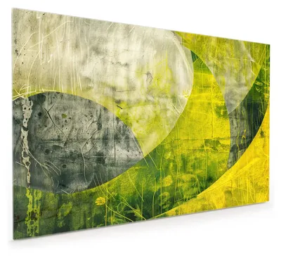 Produktbild von Küchenrückwand Spritzschutz Glas mit Motiv Abstraktkunst 40 x 40 cm