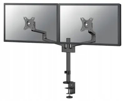 Zdjęcie produktu dla Neomounts DS60-425BL2, Zacisk/przelotka, 8 kg, 43,2 cm (17"), 68,6 cm (27"), 100 x 100 mm, Czarny