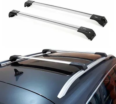 Produktbild von Alu Dachträger Gepäkträger Grundträger für Citroen C4 Cactus 2014-2020 Silber 2x