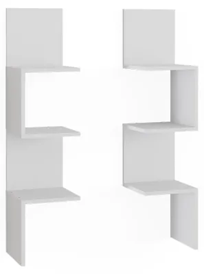 Produktbild von Eckregal Vicco Paolo Weiß 28 x 116.4 cm 2er Set, Model 52103