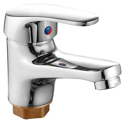 Produktbild von Waschbeckenarmatur | Einhebelmischer für Badezimmer - Mit Keramikkartusche und Wasserauslass für Gewerbeküchen und Wohnmobile