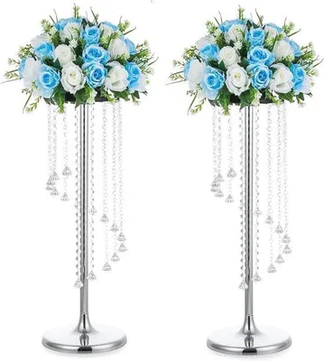Productafbeelding van Famanu Vasen: Elegant ontwerp voor bruiloften en feestelijke gelegenheden - 2 stuks, 70 cm