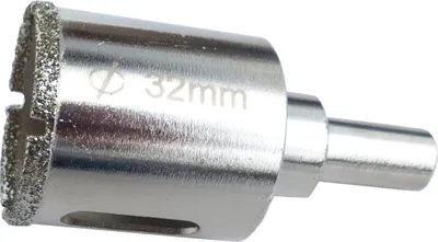 Produktbild von Fliesenbohrer Ø 32mm Glasbohrer Diamantbohrer Steinbohrer Kernbohrer Bohrkrone Hohlbohrer Diamantbohrkrone Marmorbohrer Bohrer BOHRFUX