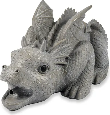 Produktbild von esotec Wasserspeier-Figuren Drache Grisu | Einzelfigur Teichfigur 100735