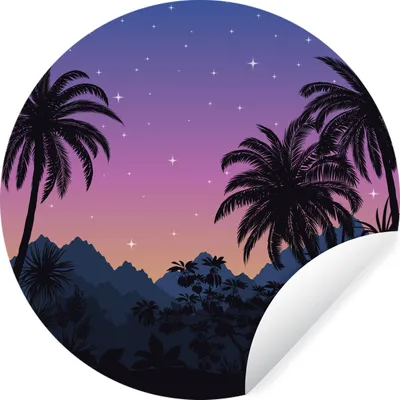 Produktbild von MuchoWow® - Mauerkreis - Wand Bilder - Wandsticker - Wohnzimmer Dekoration - Dekoration für die Wände - Aluminium - Babyzimmer