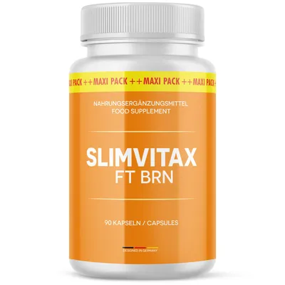 Produktbild von Slimvitax FT BRN Kapseln | Für Männer & Frauen | Im Maxi - Pack 90 Kapseln