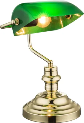 Produktbild von Globo Lighting Tischleuchte Metall messingfarben, 1x E27