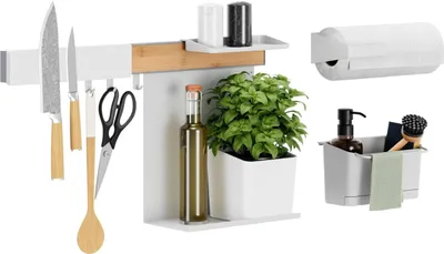 Obrázok produktu pre TESA 700430000000, Držiak, Biela, Drevo, Kov, Akrylonitrilbutadienstyren (ABS), 1 kusov, 865 mm, 140 mm