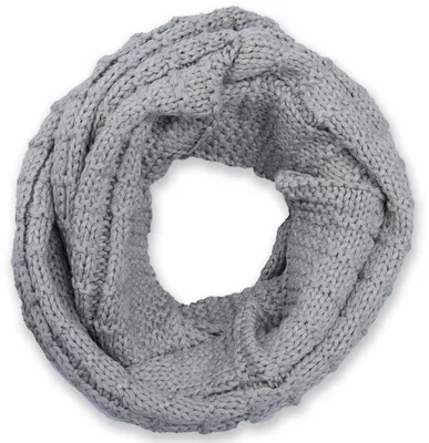Produktbild von styleBREAKER Uni Strick Loop Schal kariert, Uni Feinstrick Schlauchschal, Winter Strickschal 01018154