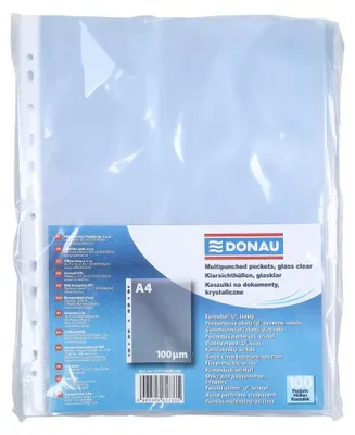 Obrázek produktu pro Prospektové Obaly, A4, Pp, 100 ?M, Transparentní - 100 Ks