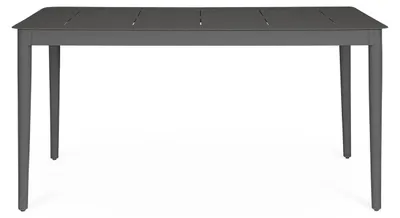 Produktbild von Moderner Gartentisch 160x90cm aus Aluminium Bizzotto Nebula - Anthrazit