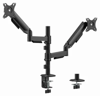 Obrázek produktu pro Gembird MA-DA2P-02, Svorka/průchodka, 18 kg, 43,2 cm (17"), 81,3 cm (32"), 100 x 100 mm, Černá