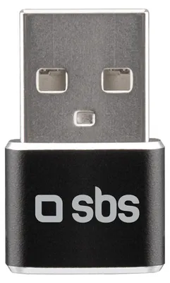 Produktbild von SBS USB zu USB-C Adapter schwarz