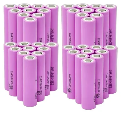 Zdjęcie produktu dla Bateria litowa, pojemność 3500 mAh, prąd rozładowania 20 A, 35E 3500 mAh – 40 szt.