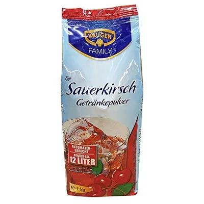Immagine prodotto di KRÜGER 708200005 KRÜGER Sauerkirsch Getränkepulver 1,0 kg