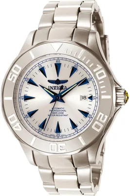 Immagine prodotto di Invicta Signature 7033 Orologio da Uomo - Movimento Automatico - Acciaio Inossidabile con Quadrante Argento - 47 mm