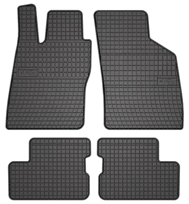 Zdjęcie produktu dla Dywaniki gumowe do Opel Astra F 1991-2002 (hatchback/sedan/kombi/cabrio) – 4 szt., czarne, dopasowane – Wielganizator SolidPRO