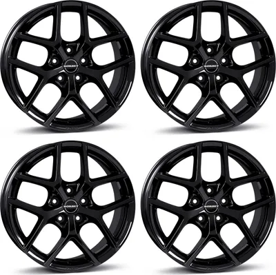 Produktbild von 4x Borbet Felge Y black glossy 8,5x19 ET48 5x108 4051665057768 Y 85948108572,5BG kompatibel mit MCC Smart #1, #3