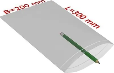 Zdjęcie produktu dla Wymiary worka zgrzewanego ciśnieniowo 200x300mm grubość 90µ PE przezroczysty