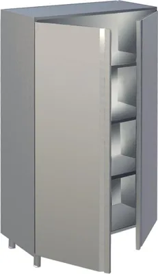 Produktbild von KBS Geschirrschrank mit Flügeltüren 1000 x700 x1500 mm 3  Einlegeböden