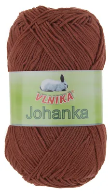 50g Strickgarn Johanka lehmrot