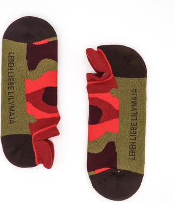 Produktbild von MEGAGROUP Quarter Socken Kurzschaft Frottee 2 Paar 35-39 Low Cut rot braun für Sport