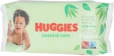 Obrázok produktu pre Huggies, Natural Care Chusteczki nawilane, 56 sztuk