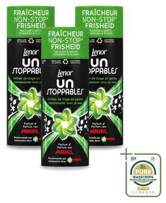 Produktbild von 3 x Lenor Unstoppables Ariel Duftbooster - 165 g - Vorratspackung - 3 Stücke