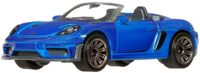 Produktbild von Matchbox Moving Parts Cars Porsche 718 Spyder RS 2024 Dunkelblau Auto