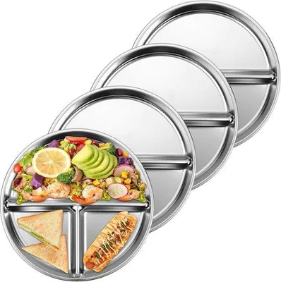 Obrázek produktu pro Serviettenvaste roestvrijstalen Kinderbord - 20CM - Campingbord