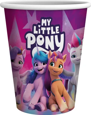 Produktbild von My Little Pony 250 ml 8er-Pack Papierbecher für Pferde-Freunde Kindergeburtstag