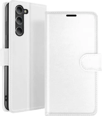 Image de Zanaé, Portefeuille Etui Galaxy S23 Plus Avec fermeture magnétique Porte-carte, Blanc
