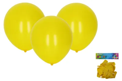 Immagine prodotto di Palloncino Gonfiabile 30 Cm - Set Da 10 Pezzi Giallo
