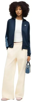 Productafbeelding van Joggingbroek Adidas Essentials Wide Leg Pant Fleece "Warm Vanilla" voor Dames