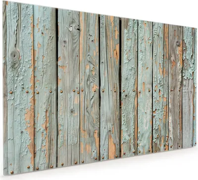 Produktbild von Küchenrückwand Spritzschutz Glas mit Motiv Verwitterte Holzbretter 40 x 40 cm